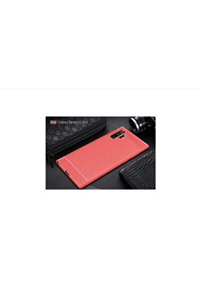 SOHO Case for Samsung Galaxy Note 10+/Note 10 Plus with carbon inserts, Red