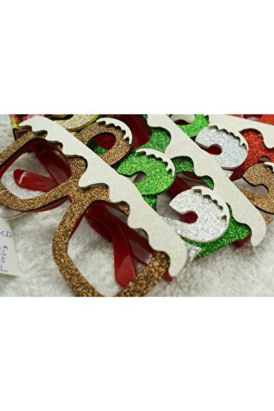 Flippy New Year's Party Glasses, 2022, Brown, Plastic and Polyester,