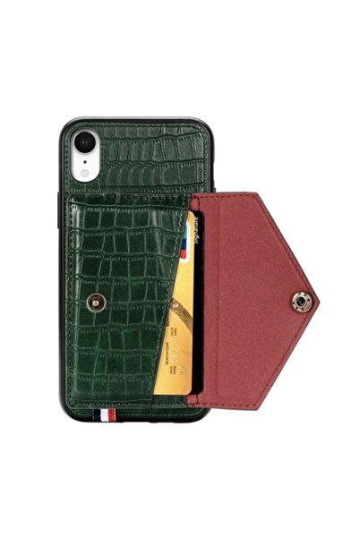 Bibilel Husă din piele cu buzunar pentru carduri pentru iPhone XS, husă de pr...