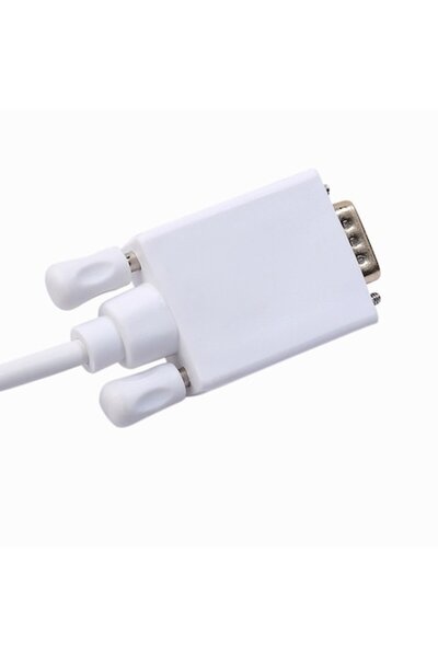 Bibilel Cablu adaptor TV compatibil cu Apple MacBook, Mini DP mascul la VGA m...