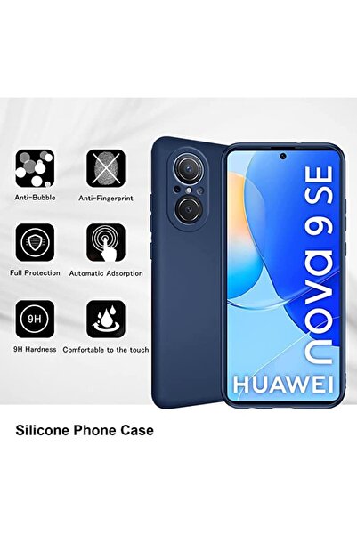 Generic Matte TPU Case for Huawei nova 9 SE - Slim Navy Blue, Shock Protection