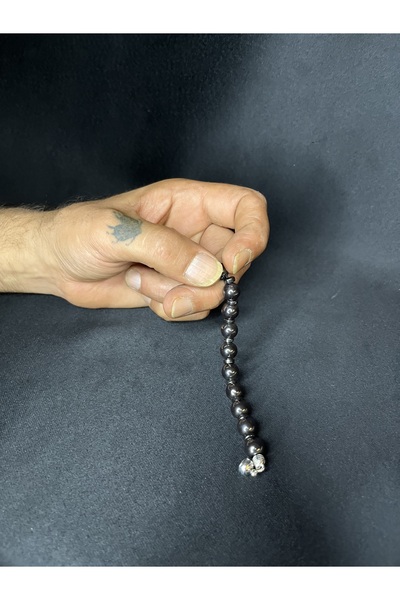 Mos Tespih Brățară din hematit cu magnet din piatră naturală cu design specia...