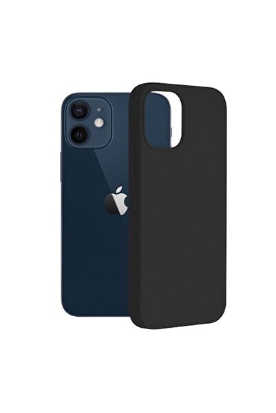 3MK Ματ θήκη συμβατή με iPhone 13 Mini, μαύρη ματ σιλικόνη