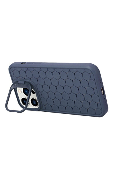 Toolsy Husa de Protectie TPU, Flippy, pentru Apple iPhone 14 Plus, 3D Cube, cu Inel, Protectie Camera, Anti