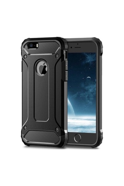 OEM Carcasă pentru Apple iPhone SE (2022) / SE (2020) / 8, Armor, Negru