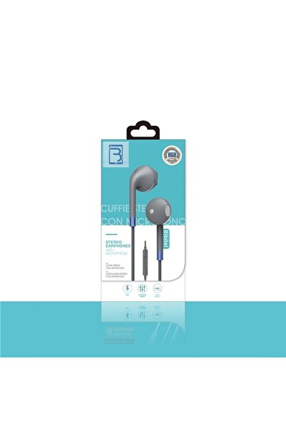 Bibilel Casti cu volum control si microfon, compatibil cu iPhone, Huawei, Samsung, Allview, HTC, Son