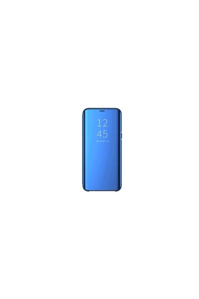 SOHO Husă Smart Clear View pentru Samsung Galaxy A20S, albastră