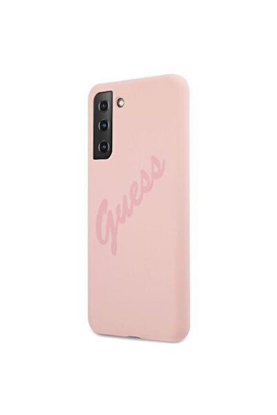 Guess Husă de telefon pentru Samsung Galaxy S21+ 5G, Guess, Vintage Script, roz