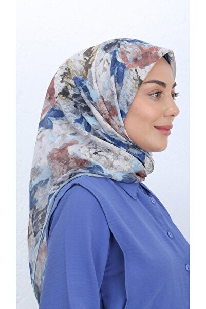 locella Soft Pamuk Eşarp Açık Mavi-3