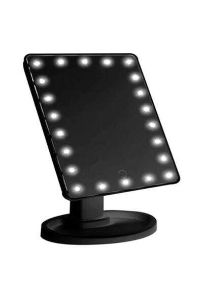 Generic مرآة مكياج احترافية بشاشة لمس LED باللون الأسود