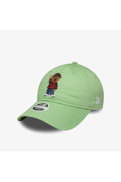 NEW ERA قبعة بير 9 تينيتي أكميلان النسائية الخضراء