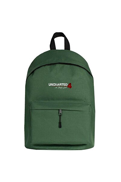 CrowsGate Rucsac cu logo Uncharted 4 Culoare verde
