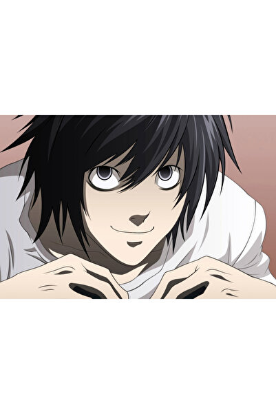 hediyeniburadabul SAB Design Anime Death Note Temalı Ahşap Poster 20x30cm Pos...