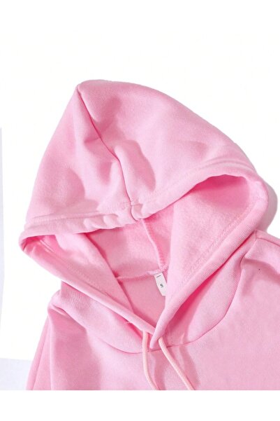 AFROGİYİM Γυναικείο φούτερ με κουκούλα με στάμπα Νέας Υόρκης με 2 κλωστές