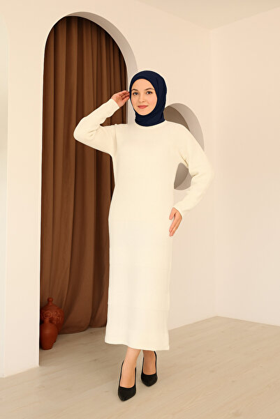 BİGAMTEKSTİL فستان نسائي محبوك بتفاصيل متميزة