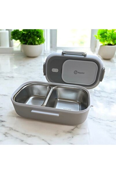 FixPoint Stainless Steel Food Storage and Transport Container White 550 ml P-1391