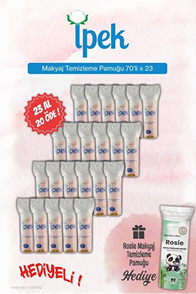 İpek 23 AL 20 ÖDE Makyaj Temizleme 70'li ve Rosie Pamuk Hediye