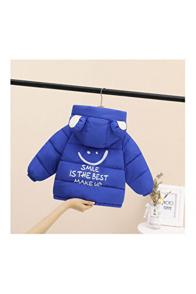 Superbaby Blue fleece jacket for children - Smiley