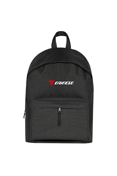 CrowsGate Rucsac cu text cu logo Dainese Culoare neagră