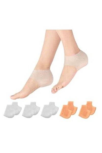 AGD 5 Pair Of Breathable Anti Drying Gel Heel Protectors