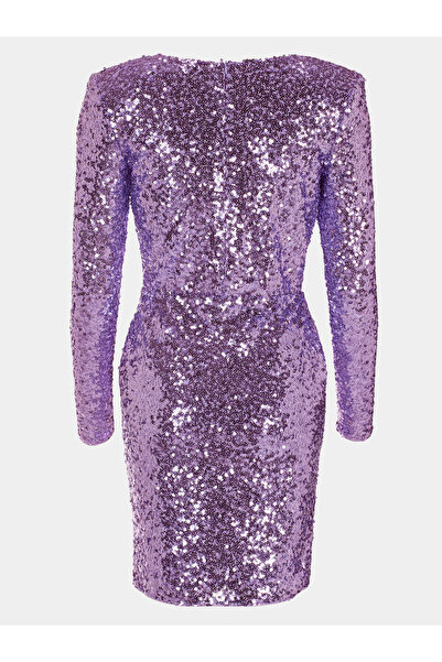 Swing Γυναικείο Φόρεμα Κοκτέιλ 5AG13800 Μωβ