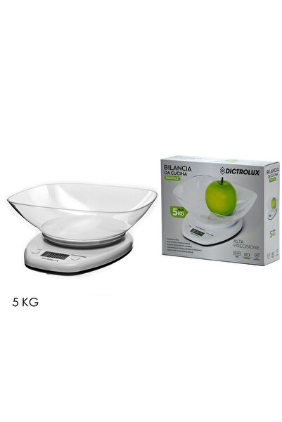 Dictro Lux DIGITAL KITCHEN SCALE 5 KG WHITE