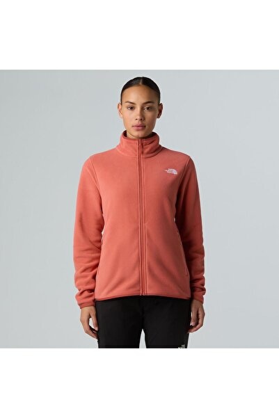 THE NORTH FACE Kadın Glacier Tam Fermuarlı Polar NF0A8D2FBOU1 Şampanya-XS