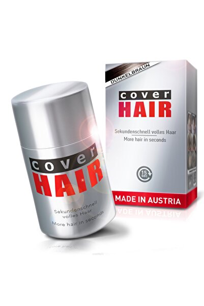 Cover Hair 14 Gramm Koyu Kahverengi Saç Fiberi Dolgunlaştırıcı Kellik Kapatıc...