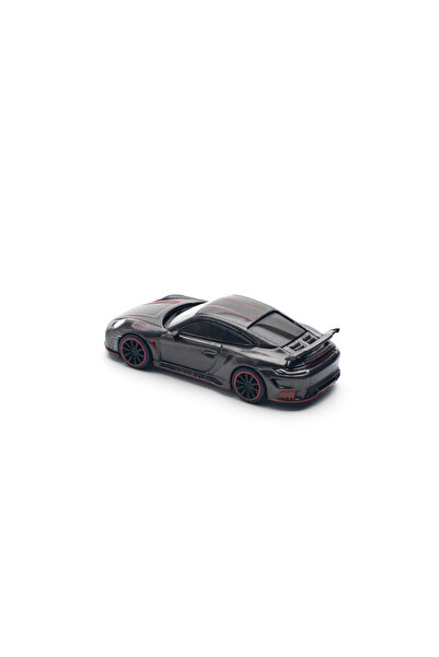 HOT WHEELS Pop Race 1/64 Porsche 992 Stinger GTR Carbon Edition - Kırmızı Çizgili / PR640192
