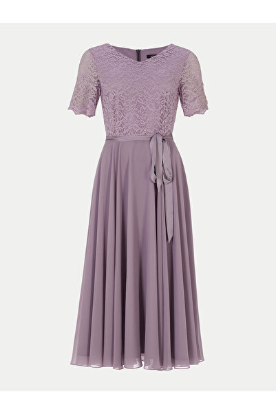 Swing Γυναικείο Φόρεμα Κοκτέιλ 5AH16300 Μωβ