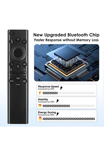 Generic Qabeetop BN59-01385A Replacement Smart TV Remote Control with Voice Search for Samsung Smart TV