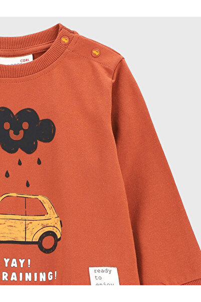 Coccodrillo Μπλούζα για αγόρι ZC2143102CON Καφέ