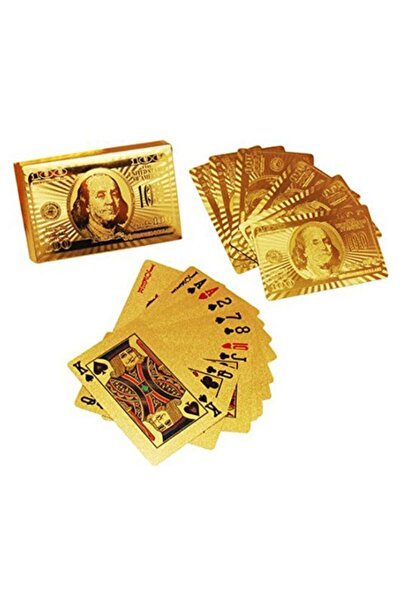 Generic أوراق لعب مطلية بالذهب عيار 24