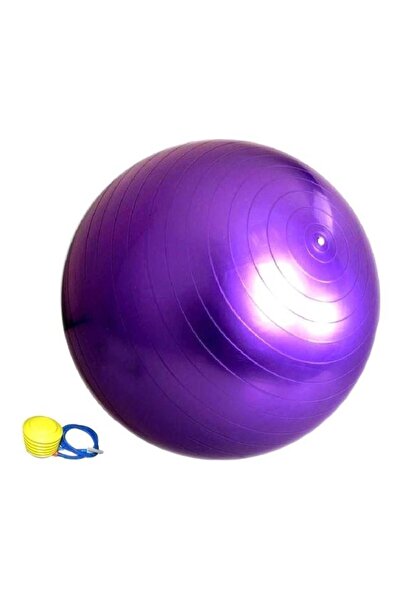 Generic كرة تمارين رياضية مع مضخة هواء 65 سم