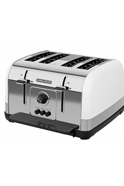 morphy richards Toaster Venture 240134EERROM, 4 slices, 1800W, White-Silver
