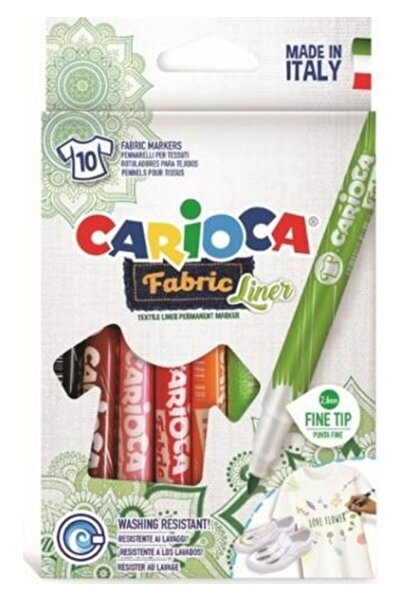 CARIOCA CARİOCA KUMAŞ KALEMİ FABRİC 10 RENK 42909