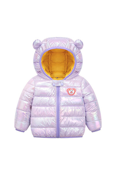 Superbaby Lilac pearlescent jacket for girls - Ursulet