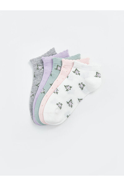 LC Waikiki New Season Patterned Women's Booties Socks, Pack of 5