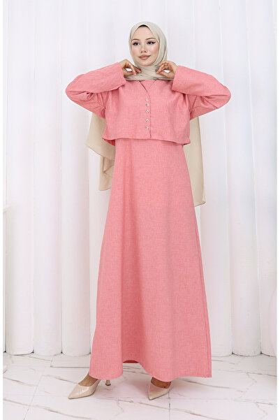 sefamerve Jacket Jile Double Suit 2155-05 Pink