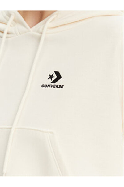 Converse Γυναικείο Φούτερ 10027616-A02 Εκρού