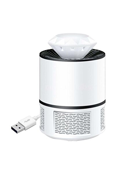 LIXADA مصباح كهربائي قاتل للبعوض بمنفذ USB للتخييم، أبيض، 19.5×13.0×13.0 سم