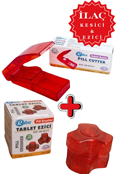 MultiTrendy İlaç Hap Tablet Kesici ve İlaç Hap Tablet Ezici Aparat | Taşınabi...