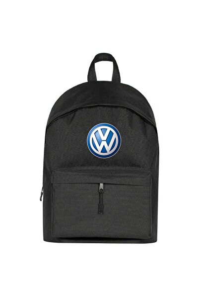 CrowsGate Volkswagen Logo Backpack Black Color