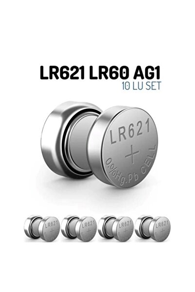 harry Ag1 Lr621 Saat Pili 10'lu Paket Kol Saati Lr621 Düğme Pil 1.5 Volt Lr62...