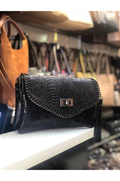 eflanmoda Portofoliu pentru femei cu model crocodil și geantă de umăr cu cure...