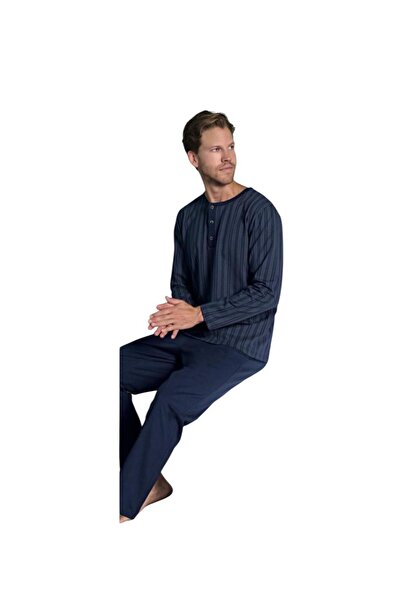 ROYAM Pijadore Чоловічий 100% бавовна Супрем Сезонний піжамний комплект з довгими рукавами 1949