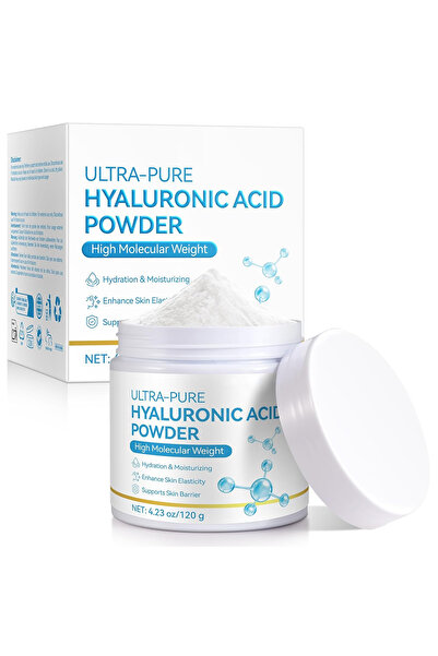 NOVA KISS Pudră de acid hialuronic 100% pur pentru piele, greutate moleculară...