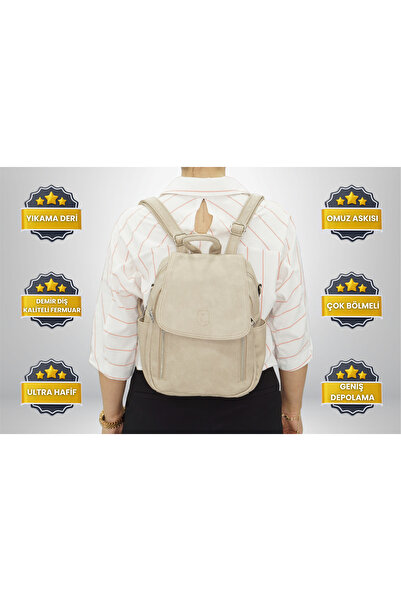 HKY High Quality Multi-Compartment Women's Backpack