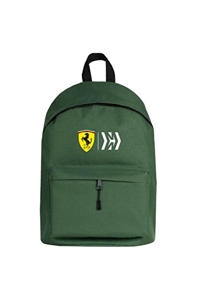 CrowsGate Scuderia Ferari Mission Backpack Green Color