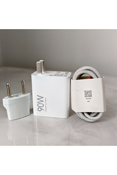 maxisepet Xiaomi Redmi K70E Uyumlu Şarj Aleti 90 Watt Amerikan Başlık + Tr Dönüştürücü